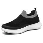 Men’s Slip-On Running Shoes – Breathable Lightweight Walking Sneakers for Sports & Casual Wear