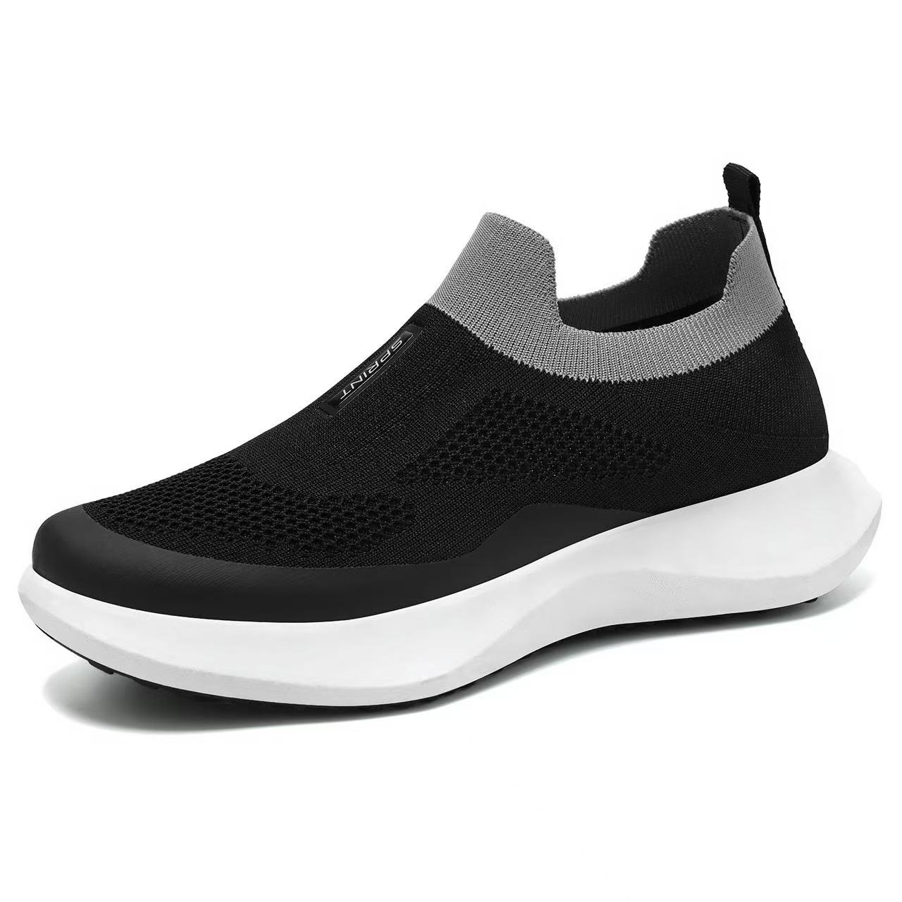 3701778729472_.pic Men’s Slip-On Running Shoes – Breathable Lightweight Walking Sneakers for Sports & Casual Wear - Image 1
