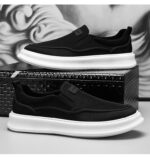 Men’s Slip-On Casual Sneakers – Lightweight Fashion Walking Shoes with Thick Sole - Image 3